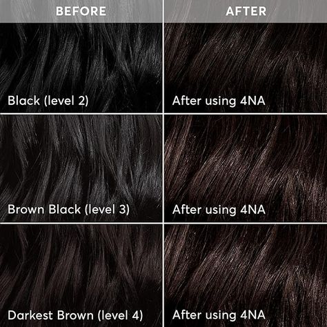 Madison Reed Radiant Hair Color Kit, Darkest Ash Brown for 100% Gray Coverage, Ammonia-Free, 4NA Messina Brown, Permanent Hair Dye, Pack of 1 #AD Black Hair Color Chart, Darkest Brown Hair Color, Dark Ash Brown Hair Colour, Darkest Brown Hair, Dark Ash Brown Hair, Dark Brown Hair Dye, Dark Ash Brown, Ash Brown Hair Color, Madison Reed