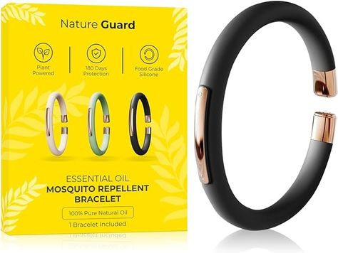 Mosquito Repellent Bracelet Kids and Adults - Refillable Insect Repellent Bracelet Adult with 6 Essential Oil Refills | No DEET Mosquito Repellent | Mosquito Bands for Adults | Nature Guard : Amazon.co.uk: Health & Personal Care Mosquito Repellent Essential Oils, Mosquito Repellent Bracelet, Mosquito Repellent, Insect Repellent, Fashion Toys, Sports Gifts, Repellent, Diet And Nutrition, Dental Care