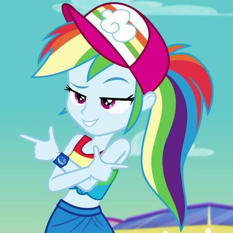 Equestria Girls Rainbow Dash, I Love You Girl, Equestria Girl, My Lil Pony, Pix Art, My Little Pony Characters, Mlp Equestria Girls, Girl Rainbow, My Little Pony Pictures