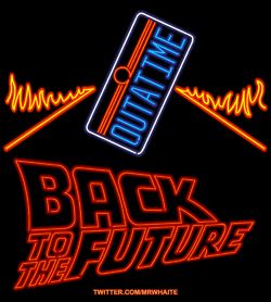 Neon Light Film Posters - Imgur Famous Movie Posters, What If Movie, Famous Movies, Movie Gifs, Film Posters, Back To The Future, To The Future, Classic Movies, Pulp Fiction