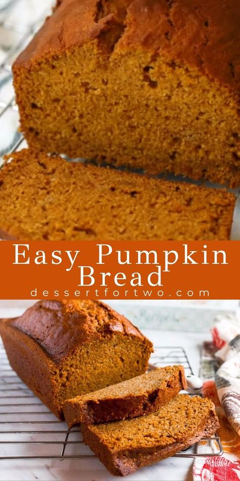 Pumpkin Bread Recipe Easy, Easy Pumpkin Bread Recipe, Easy Pumpkin Bread, Best Pumpkin Bread Recipe, Pumpkin Bread Easy, Moist Pumpkin Bread, Cinnamon Swirl Bread, Pumpkin Loaf, Pane Dolce