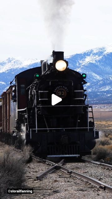 @slorailfanning on Instagram: "NNRY 93 northbound runby with a mixed freight consist at Hi-Line Junction Near Ely, Nevada. 

#videoreel #video #reel #reels #videography #showreel #photography #filmmaking #locomotive #videographer #railroadphotography #durangotrain #steamlocomotive #railroad #trains #videoproduction #railroad #whygoanywhereelse #freelance #steam #railfan #steampunk #videos #graphicdesign #machines #nevadanorthernrailway #videoreels #scenic" Durango Train, Railroad Photography, Steam Locomotive, Ely, Filmmaking, Nevada, Steam, Train, Photography