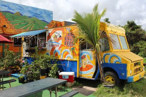 El Taco Feliz Mexican Food Truck Kapaa Kauai Food, Mexican Food Truck, Hawaiian Plate Lunch, Orchid Food, Pizza Food Truck, Venezuelan Food, Kalua Pork, Salt Ponds, Italian Comfort Food