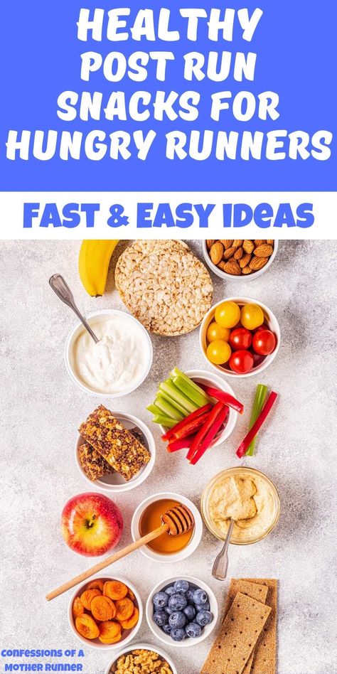 healthy snack ideas for runners Post Running Food, Post Run Snacks, Post Run Food, Running Meals, Best Food For Runners, Running Diet, Runners Food, Post Run, Running Food