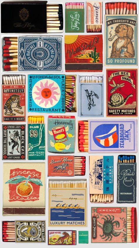 #matchbox #matchboxes #wallpaper #phonewallpaper #vintagematchboxes #collage #collagewallpaper Creativity Inspiration, Matchbox Art, Cute Wallpaper Backgrounds, Ipad Wallpaper, Funky Art, Graphic Poster, Wall Collage, Pattern Wallpaper, No. 2