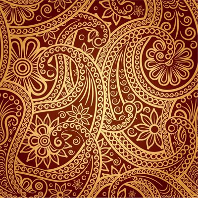 Yellow Art Print, Lace Background, Whole Cloth Quilts, Motif Batik, Indian Patterns, Gold And Red, Swirl Pattern, Paisley Design, Chic Clothes