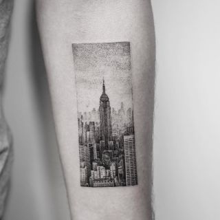 Think (and click) before you ink. Tumblr Tattoo, Berg Tattoo, Square Tattoo, 12 Tattoos, New York Tattoo, Framed Tattoo, Nyc Tattoo, Cactus Tattoo, Worlds Best Tattoos