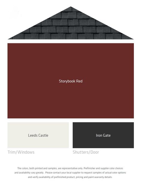 Burnt Red House Exterior, Dark Red Siding House Exterior, Burgundy House Exterior, Red Exterior House Colors, Farmhouse Exterior Paint, Red House Exterior, Lp Siding, Farmhouse Exterior Paint Colors, Exterior Siding Colors