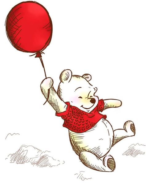 Pooh Bear Drawing, Winnie The Pooh Tattoos, Winnie The Pooh Drawing, Winnie The Pooh Pictures, Fb Profile, Cute Winnie The Pooh, Winnie The Pooh Quotes, Disney Art Drawings, Winnie The Pooh Friends