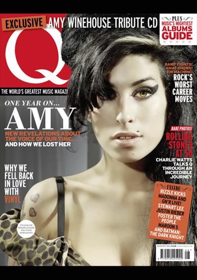 Amy Winehouse Cd, Q Magazine, Amy Wine, Charlie Watts, Saint Etienne, Cyndi Lauper, Band Pictures, Music Promotion, Music Magazines