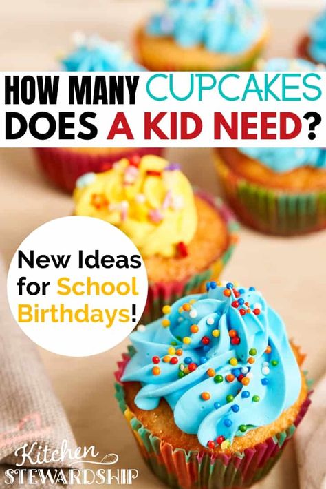 There's no reason why birthdays need to equal sugary snacks like cupcakes! Especially in schools! There are so many alternatives! Kids Birthday Treats, School Cupcakes, Healthy Cupcakes, Class Birthdays, Kid Cupcakes, Birthday Book, School Birthday, Kids Classroom, Birthday Treats