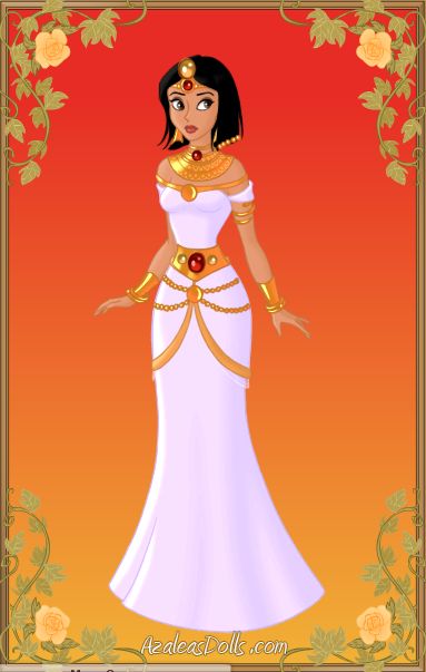 Disney Queen Cleopatra of The Nile Queen Of Egypt Costume, Egyptian Dress Drawing, Egyptian Queen Dress, Egyptian Princess Dress, Cleopatra Cartoon, Egyptian Dress Ancient, Egyptian Dress Goddesses, Egyptian Princess Costume, Egyptian Goddess Costume