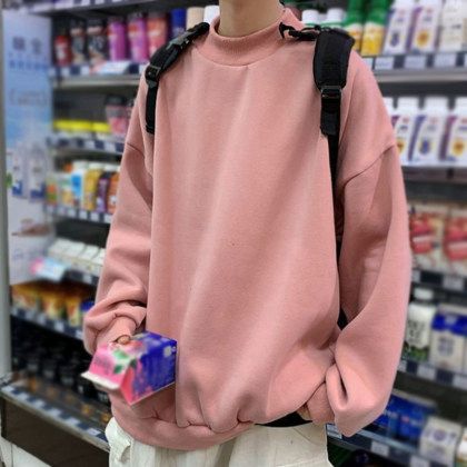 Male Outfit Casual, Color Sweatshirt, Fashion Sweatshirts, Men Hoodies, Color Block Sweatshirt, Androgynous Fashion, Sweatpants Set, Sweatshirts Online, Men Fashion Casual Outfits