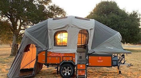 Have you ever wanted to go off-grid and camp out among nature whilst still having a few of your home comforts and luxury? Then a small off-road camper might just be what you need. You might wonder why off-road, why not just a regular old lightweight camper. Well, off-road campers, particularly popup ones, have been […] Opus Camper, Best Pop Up Campers, Pop Up Campers, Teardrop Camper Plans, Folding Campers, Cargo Trailer Conversion, Trailer Tent, Air Tent, Tent Campers