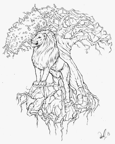 Sunflower Tattoo Shoulder, Lion Sketch, Bird Tattoo Wrist, Family Tree Tattoo, Fairy Tattoo Designs, Lion Tattoo Design, Tree Tattoo Designs, Flower Tattoo Shoulder, Surreal Artwork