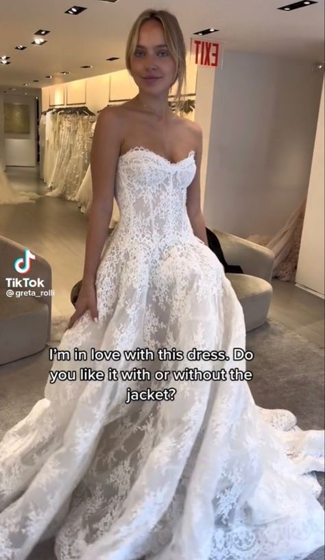 All Lace Ballgown Wedding Dress, Unique Strapless Wedding Dresses, Wedding Dresses Strapless Lace, Drop Down Waist Wedding Dress, Strapples Wedding Dresses, Drop Waist Lace Wedding Dress, Strapless Princess Wedding Dresses, Floral Ballgown Wedding Dresses, Strapless Lace Ballgown Wedding Dress