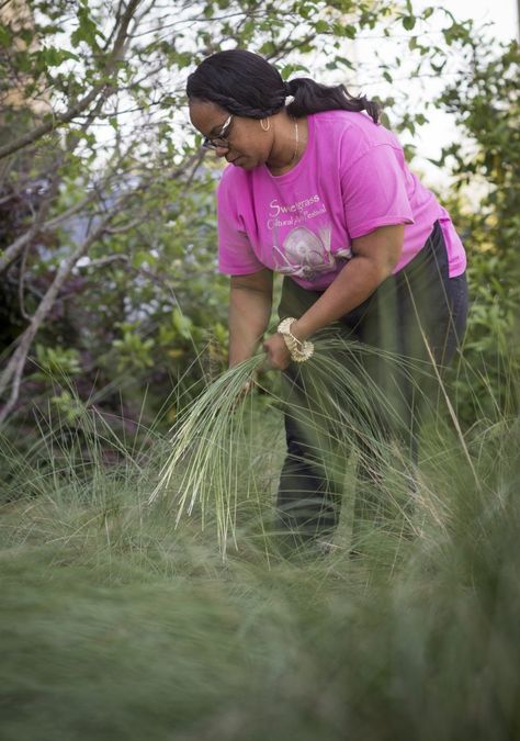 Sweetgrass Baskets: A Mount Pleasant Tradition | Town of Mount Pleasant Sweet Grass Baskets, West African Art, Mount Pleasant South Carolina, Craft Basket, Needle Weaving, Weaving Diy, Charleston Vacation, Pin Weaving, Sweetgrass Basket