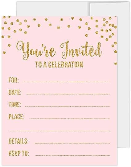 Blank Birthday Invitations, Blank Party Invitations, Happy Birthday Invitation Card, Sleepover Invitations, Pink Sweet 16, Invitation Card Birthday, Birthday Invites, 17th Birthday, 12th Birthday