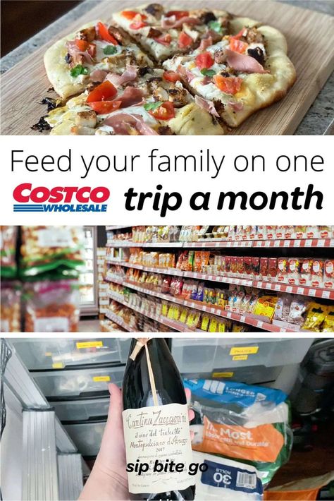 Learn what to buy and freeze from Costco to make meal prep a breeze. Grocery shop once a month for protein, bread, and fruits with these Costco haul tips. This once a month grocery shopping trip plan makes it easy! #groceryshopping #groceries #groceryhaul #costco #costcohaul #mealprep #buyinginbulk Costco Freezer Meal Plan, Costco Meal Prep For Two, Costco Food Prep, Monthly Costco Shopping List, Sams Club Meal Plan Healthy, Costco Family Shopping List, Costco Meal Plan Families, Costco Grocery List On A Budget, Meal Prep Sams Club