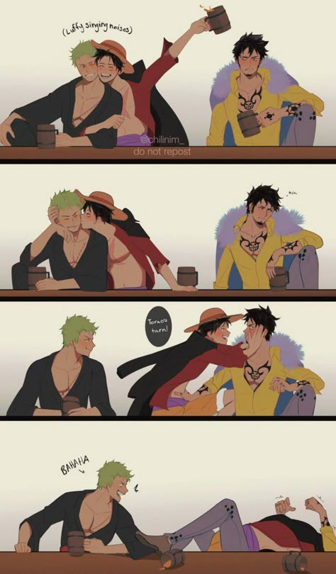 @chilinim_ on Twitter
#OnePiece #TrafalgarLaw #MonkeyDLuffy #Luffy #Lulaw Low X Luffy, Luffy X Law Fanart, Chibi One Piece Characters, Luffy X All, Lawlu Fanart, One Piece Men, Male Cartoon Characters, One Piece Cartoon, One Piece Meme