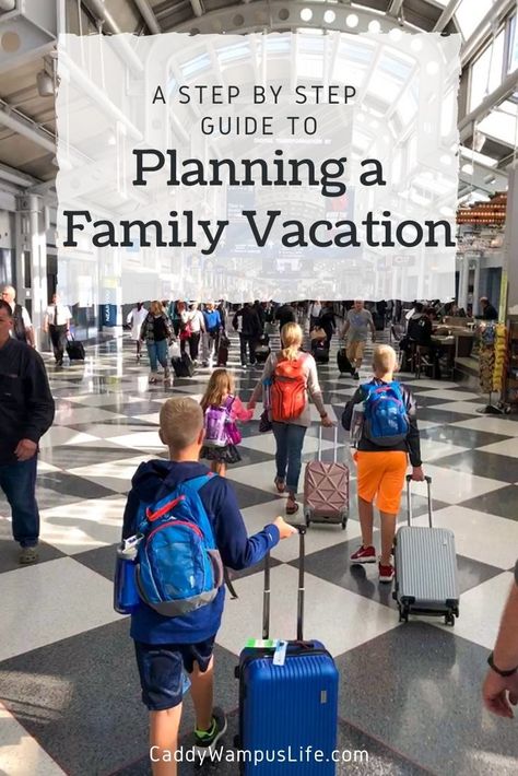 Planning a family vacation can be a stressful process. Read on for an easy and simple step by step guide for planning your next family trip! Family Vacation Ideas Kids, Vacation Savings Plan, Vacation Prep, Disney Family Trip, Vacation Needs, Disney Travel Agent, Vacation Checklist, Vacation Savings, Family Vacation Planning