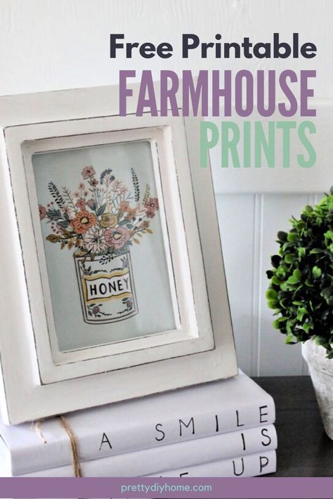 Such a pretty collection of Modern Farmhouse motivational and pretty printables. Free farmhouse style printables - perfect for framing and putting up on your wall! #farmhouseprintables #farmhousefreeprintables #farmhousewallarts #freefarmhouseprintables #prettydiyhome Free Farmhouse Printables For The Home, Farmhouse Printables Free, Farmhouse Free Printables, Pet Printables, Free Farmhouse Printables, Herbs Image, Spring Printables Free, Free Printable Artwork, Craft Room Signs