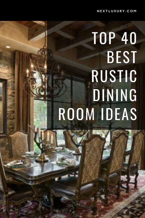 Rustic Dining Room Ideas, Lodge Dining Room, Bathroom Luxury Design, Vintage Home Interior, Dining Room Decor Rustic, Dining Room Ideas, New Memories, Rustic Dining Room, Bachelor Pad