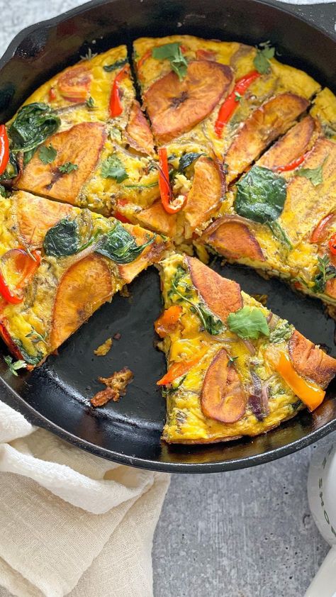 The Official Whole30 Program (@whole30) posted on Instagram: “Tina Munzu of @wellandtasty took over Whole30 Recipes recently, and shared this beautiful Veggie Loaded Plantain Frittata recipe. This is a…” • Jul 6, 2022 at 5:14pm UTC Plantain Frittata, Frittata Recipe, Egg Dishes, Frittata Recipes, Whole30 Recipes, Egg Dish, Weekend Brunch, Whole 30 Recipes, Whole 30