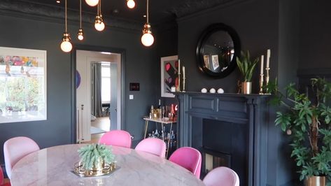 Zoe Sugg House, Zalfie House, Zoella House, Beauty Decor, Zoe Sugg, House Dining Room, Inspiration Kitchen, Zoella, Beautiful Dining Rooms