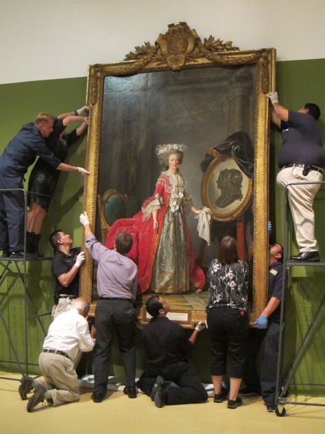 Golden Age Painting, Madame Adelaide, Speed Art Museum, Jean Antoine Watteau, Museum Storage, Art Conservation, Art Restoration, Museum Studies, Conservation Art