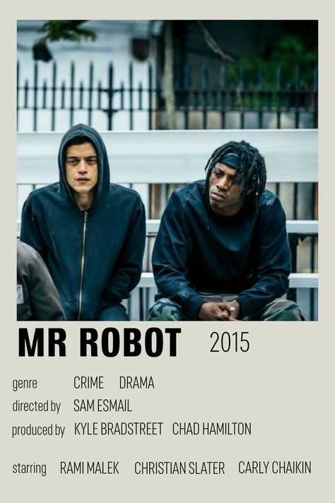 Mr Robot Serie, Mr Robot Poster, Movie Hacks, Classic Films Posters, Movies To Watch Teenagers, Iconic Movie Posters, Movie Card, New Movies To Watch, Christian Slater