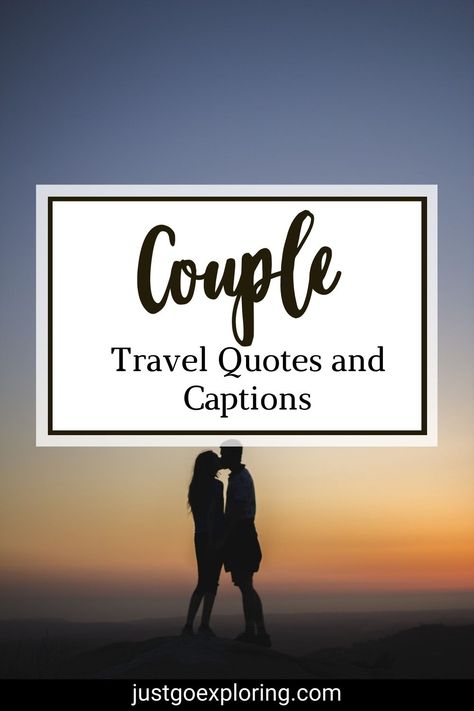 Explore the world together with these swoon-worthy quotes and captions about travelling as a couple! 🌍✨ Discover the perfect way to capture your adventures and showcase your love story. Let's get wanderlusting! 😍 Our Journey Together Quotes Love, Adventure Quotes For Couples, Travel Buddy Quotes Love, Travel With Your Love Quotes, Traveling Together Quotes, Traveling Couple Quotes, Road Trip Quotes For Couples, Quotes About Adventure And Love, Traveling Quotes Love Couples