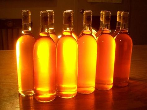 Apple Wine is a tradition in many families, and thus many different recipes for making the “best” apple wine. This is a relatively simple and straightforward approach that is similar to a Plum Wine recipe also on this site. Campden tablets kill bacteria and give you a little safety when making homemade alcohols and fruit… Apple Wine Recipe, Plum Wine Recipe, Mead Recipes, Homemade Liquors, Wine Making Recipes, Homemade Wine Recipes, Mead Recipe, Apple Wine, Homemade Alcohol