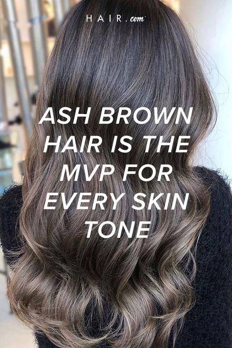 Medium Ash Brown Hair Color, Ashy Brown Hair Balayage, Ash Brown Hair With Highlights, Medium Ash Brown Hair, Dark Ash Brown Hair, Ash Brown Hair Balayage, Ashy Brown Hair, Light Ash Brown Hair, Grey Brown Hair