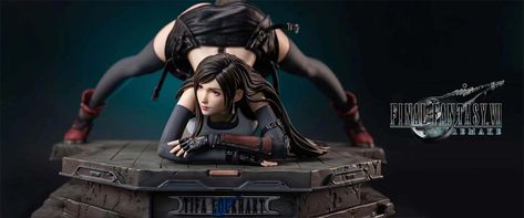 Final Fantasy Tifa Lockhart Resin Statue Does The Jack-O Pose & Thirsty Fans Go Wild | Geek Culture Jack O Pose, Tifa Ff7, Battle Suit, Tifa Lockhart, Resin Statue, Japanese Manga Series, Geek Culture, Final Fantasy Vii, Neon Genesis Evangelion