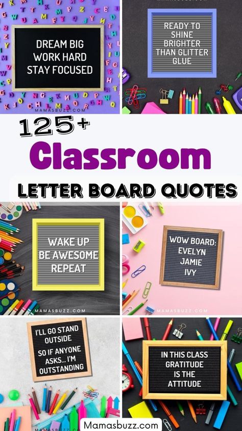 125+ Classroom Letter Board Quotes for Teachers Teacher Letter Board Quotes, Classroom Felt Board Quotes, Classroom Message Board Ideas, Cute Classroom Sayings, End Of School Letter Board Quotes, Classroom Letter Board Quotes, School Letter Board Quotes, Back To School Letterboard, Classroom Letter Board