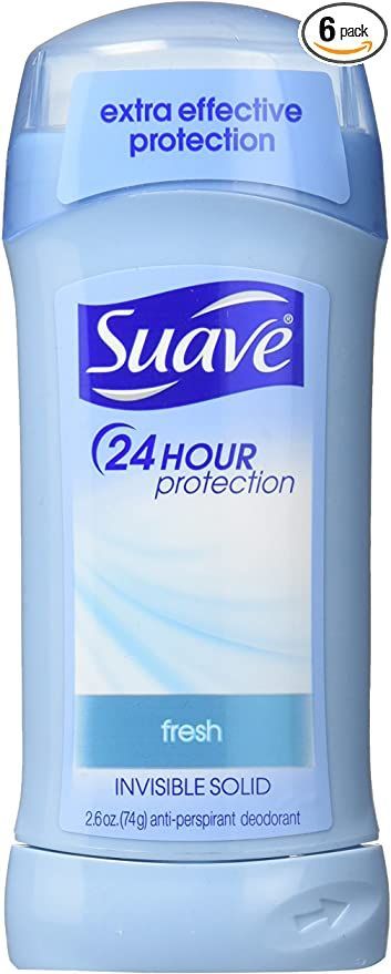 Suave 24 Hour Protection Fresh Invisible Solid Anti-Perspirant 2.6 oz.(Pack of 6) Gym Swag, Deodorant For Women, Anti Perspirant, Antiperspirant Deodorant, Antiperspirant, Fitness Quotes, Deodorant, Toothpaste, Health And Beauty