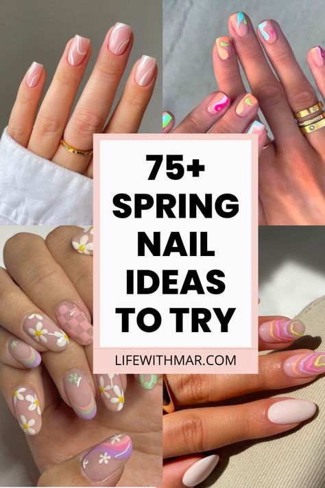 Sharing tons of new nail ideas for spring to give you some nail inspiration! Spring Nails | Floral Nails | Dipping Powder | Shellac | Abstract Nail Art | Nail Designs | Nail Art | Floral Nail Art | Nail Designs Spring | Nail Designs for Short Nails Dip Powder Nail Art Summer, Dip Powder Nail Design Ideas Spring, Short Sns Nails Summer, Dip Powder Nail Inspiration, Dip Powder Nails With Designs Spring, Spring Nails Powder Dip, Cute Dip Powder Nails Spring, Dip Powder Nails Ideas Summer, Abstract Spring Nails