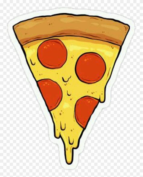 Pizza Tattoo, Pizza Drawing, Tumblr Sticker, Pizza Sticker, Slice Pizza, Tumblr Png, Penanda Buku, Snapchat Stickers, Bubble Stickers