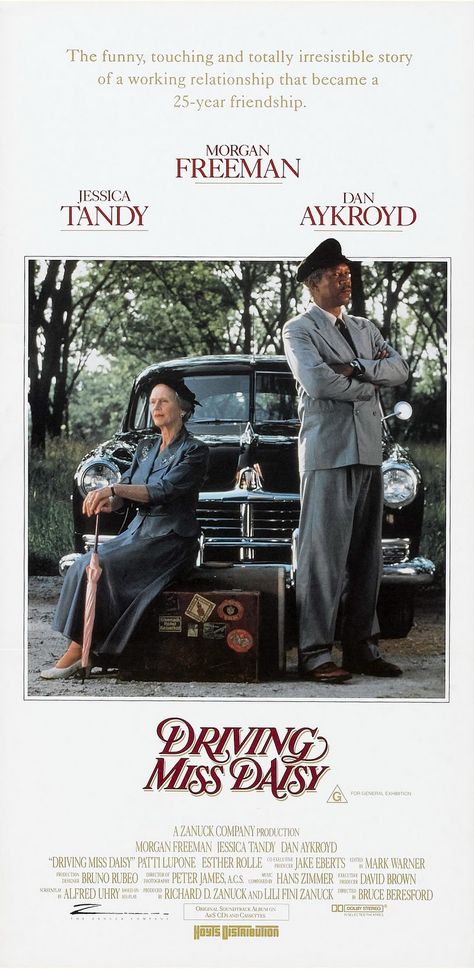 Driving Miss Daisy Jessica Tandy, Driving Miss Daisy, Morgan Freeman, Worst Movies, Chick Flicks, Cinema Movies, Good Movies To Watch, Music Film, Film Books