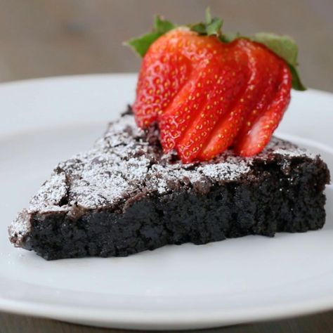 Swedish Sticky Chocolate Cake (Kladdkaka) Recipe by Tasty Swedish Sticky Chocolate Cake, Kladdkaka Recipe, Sticky Chocolate Cake, Swedish Chocolate, Amazing Chocolate Cake Recipe, Chocolate Mug Cakes, Best Chocolate Cake, Swedish Recipes, Chocolate Cake Recipe