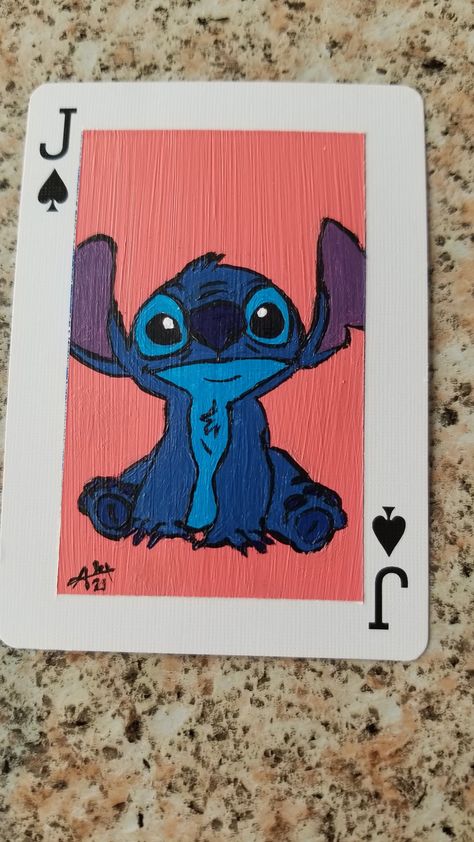 Draw On Playing Cards, Play Cards Drawing, Card Painting Aesthetic, Disney Playing Cards Diy, Uno Card Painting Ideas Easy, Things To Draw On Playing Cards, Deck Of Cards Painting Ideas, Things To Paint On Playing Cards, Painting On Playing Cards Ideas