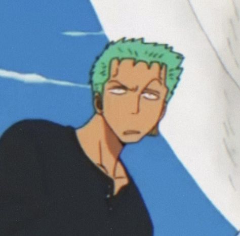 Zoro Laughing, Low Quality Zoro, Zoro Icons, One Piece Screenshots, Heart Eyes Emoji, One Piece D, King Of Hell, Devil Fruit, Zoro Roronoa