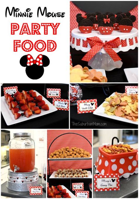 Mickey Mouse Birthday Party Snacks, Minnie Mouse Party Drinks, Oh Twodles Birthday Party Decorations, Minnie Birthday Favors, Minnie Birthday Food, Food Ideas For Minnie Mouse Party, Minnie Twoodles Party, Oh Twodles Birthday Party Ideas, Minnie Food Ideas