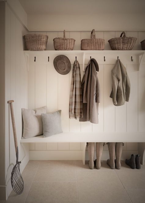 Portfolio ~ Herefordshire Farmhouse — Hannah Llewelyn Interiors Brick Farmhouse, House Move, Fresh Color Palette, Moving House, Red Bricks, Stone Flooring, Open Plan Kitchen, Contemporary Living, Kitchen Style