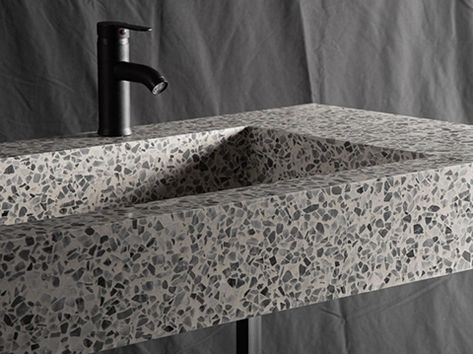 Terrazzo custom sinks & furniture in Terrazzo | Mosaic Factory Custom Sinks, Mosaic, Furniture