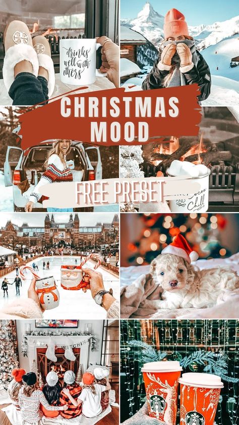 Lightroom Presets Christmas Lights, Lightroom Winter Presets, Boho Lightroom Presets Free, Christmas Lightroom Presets Free, Lightroom Christmas Presets Free, Christmas Photo Filter Iphone, Christmas Filter Iphone, Free Lightroom Presets Mobile Download, Free Mobile Lightroom Presets