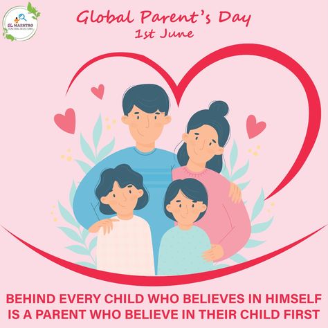 Parents Day Poster, Global Parents Day, National Days, Parents Day, First Contact, Family Day, Life Time, Very Happy, A Child