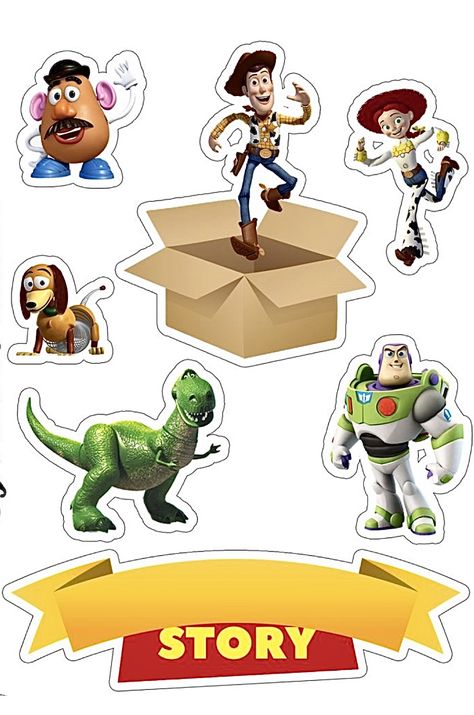 Toy Story Printables, Toy Story Decorations, Toy Story Party Decorations, Dibujos Toy Story, Toy Story Baby, Printable Toys, Toy Story Theme, Jessie Toy Story, Toy Story Cakes