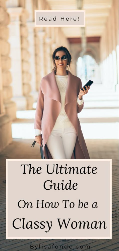 How to become a Woman of Pure class. #classylady #classywoman Being A Classy Woman, How To Be Stylish Everyday, Polished Women, Elegant Formal Dresses Classy, High Maintenance Women, Trendy Date Night Outfit, Fashion Fail, Rich Girl, Style Mistakes